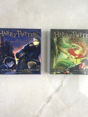 Harry Potter Audio Book CD And The Chamber Of Secrets Philosophers Stone